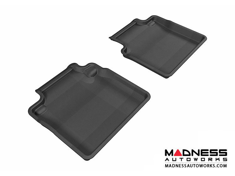 Infiniti M37 Floor Mats (Set of 2) - Rear - Black by 3D MAXpider